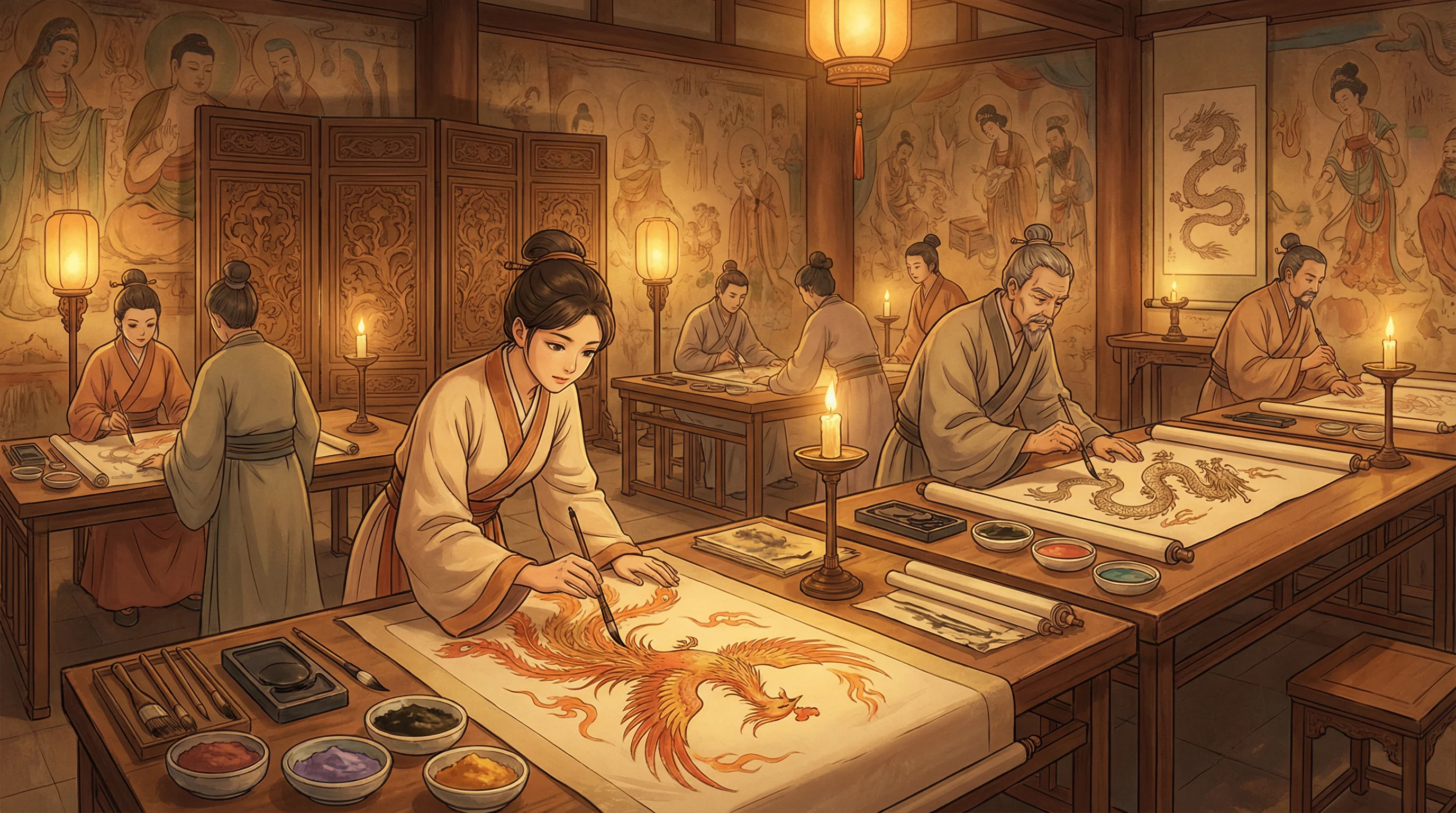 画师入驻 - 穿成天生媚体怎么办 国风动漫画师