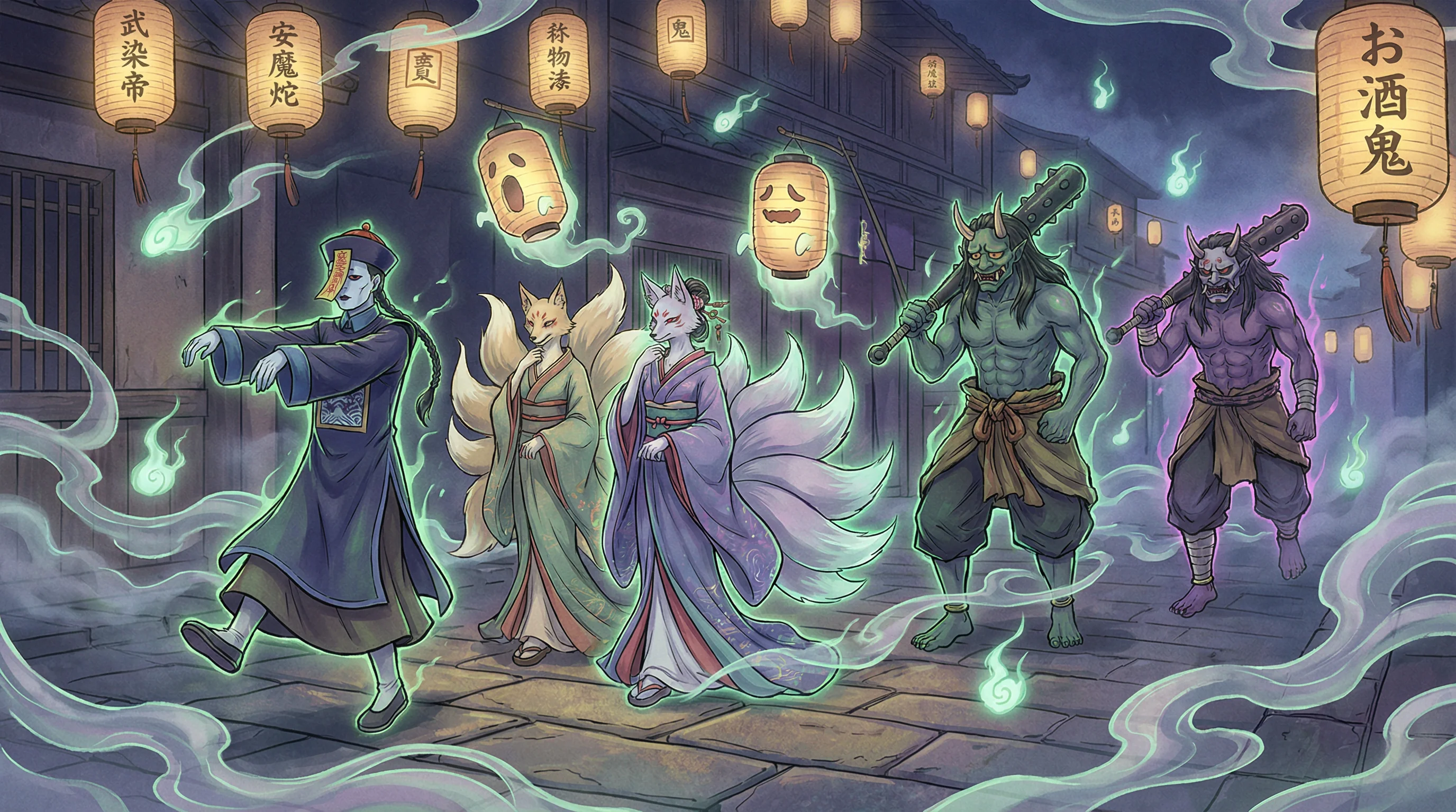 百鬼夜行 - 穿成天生媚体怎么办 中日鬼怪动漫